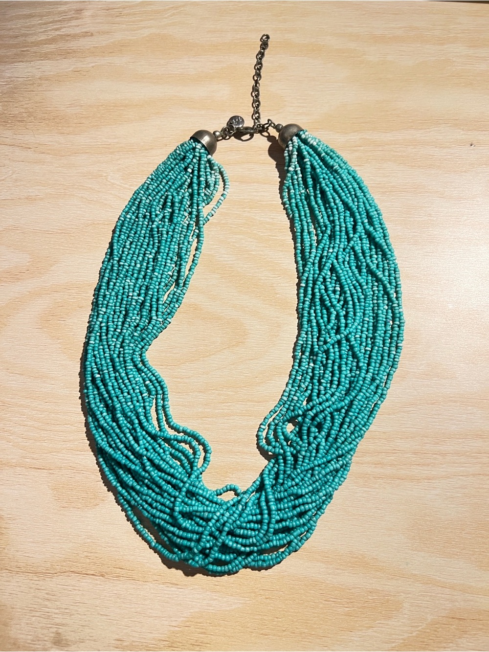 Beautiful Vintage Turquoise Multi-Strand Beaded Necklace